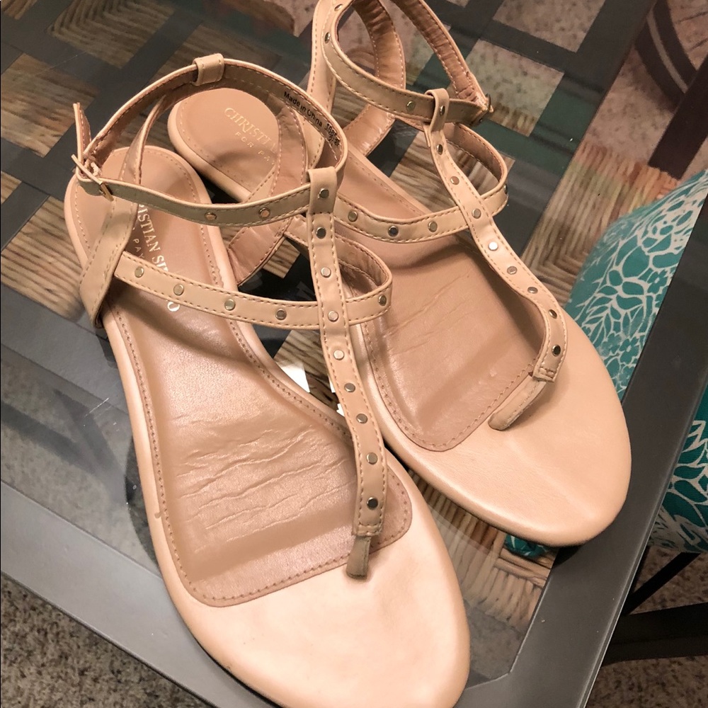 Nude-colored Sandals